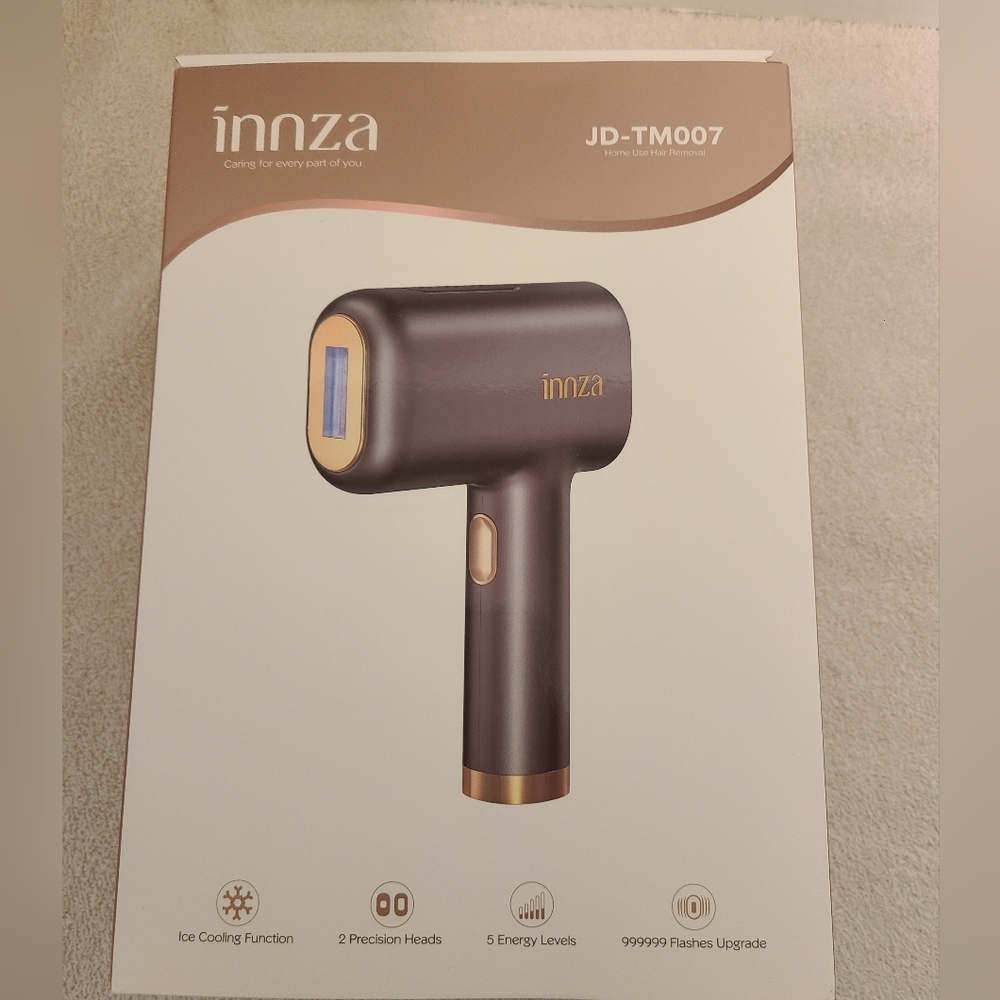 Hair Removal Device - Black and Gold